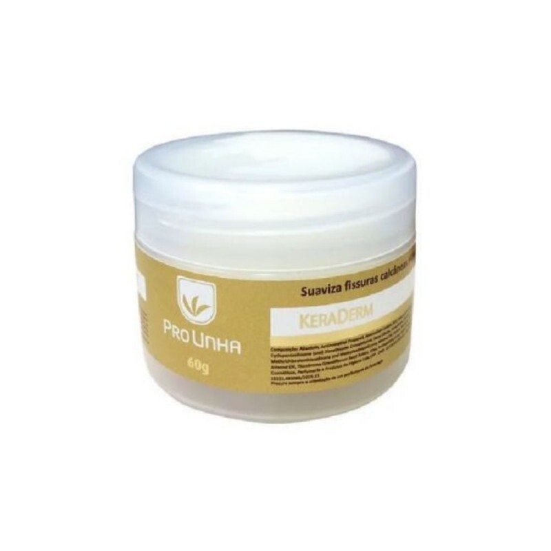 KeraDerm 60g Pro Unha - Creme Hidratante e Reparador para Fissuras e Áreas Ressecadas